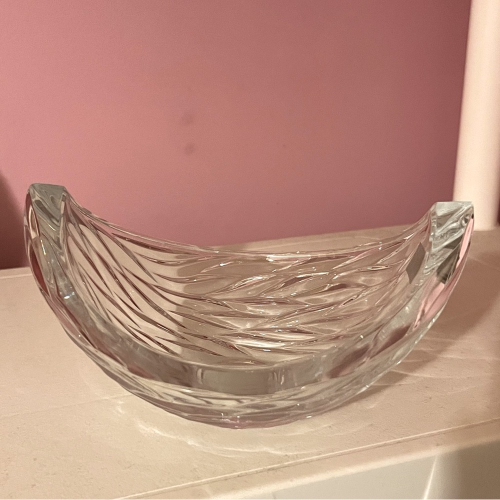 Mikasa NEW IN BOX Crystal Haze Melon Bowl